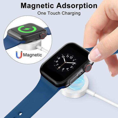 Cargador Inalámbrico Magnético Para Apple Watch Blanco