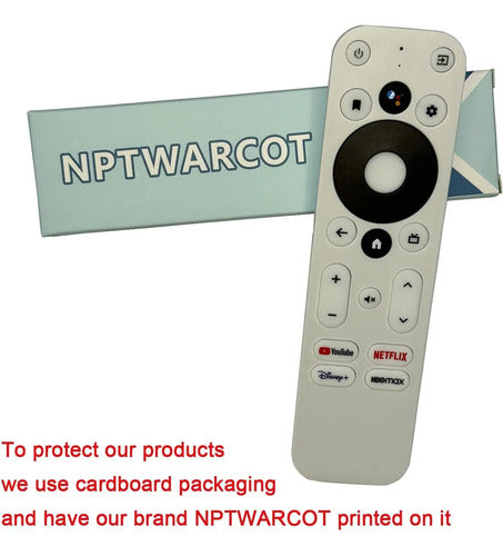 Control Remoto De Voz Para Onn Tv Fhd 4k Uhd Blanco