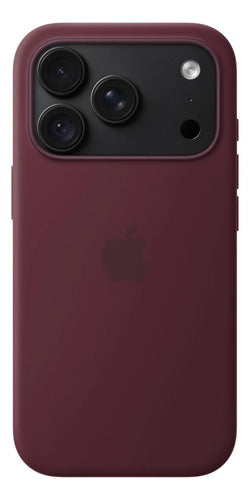Funda De Silicona Magsafe Para iPhone 18 Pro Bordó