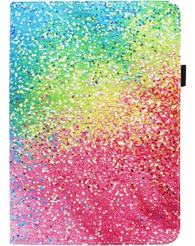 Funda Giratoria Universal Para Tablet 9.5-10.5 Pulgadas Arena Colorida