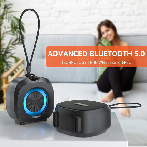 Parlante Bluetooth Portátil Impermeable Negro