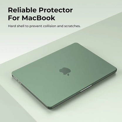 Carcasa Funda Transparente Para Macbook Air 13.6' Verde Oscuro