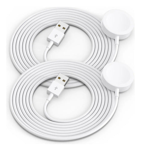 Cargador Inalámbrico Magnético Para Apple Watch Blanco