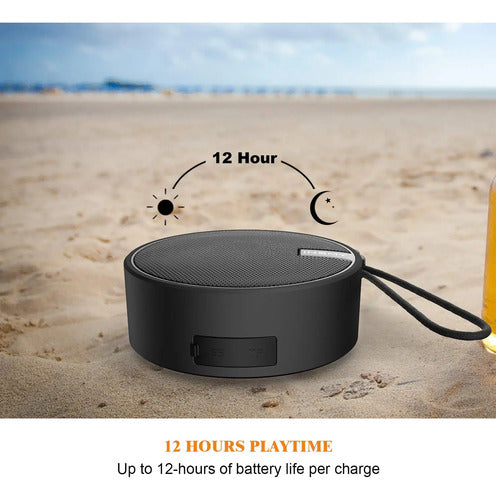 Parlante Bluetooth De Viaje Impermeable Y Portátil Insmy Negro