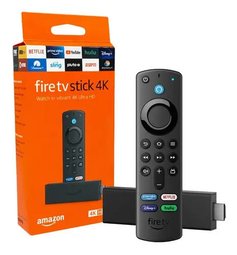 Amazon Fire Tv Stick 4k Ultra Hd Con Control De Voz Negro De Voz