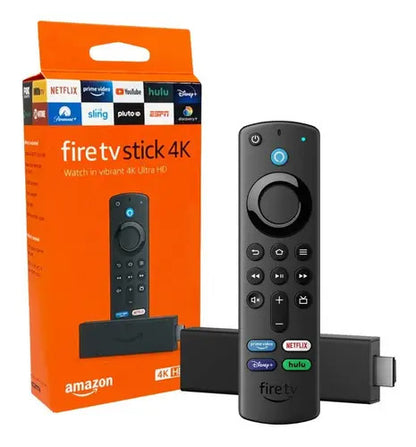Amazon Fire Tv Stick 4k Ultra Hd Con Control De Voz Negro De Voz