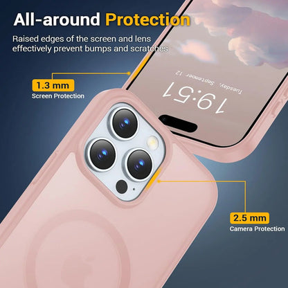 Funda Transparente Temdan Para iPhone 16 Pro Max, Compati... Rosa Claro