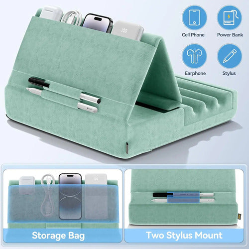 Soporte Plegable Para Tablet O Kindle Verde