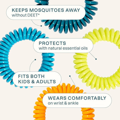 Pulseras Antimosquitos Naturales De Talla Única Color