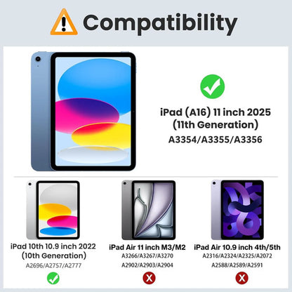Funda Para iPad (a16) De 2022 Y 2025 11' Y 10.9' Crema