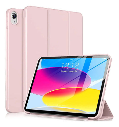 Funda Para iPad A16 10 (10.9 ) Y 11 Gen (2022-2025) Rosa Claro