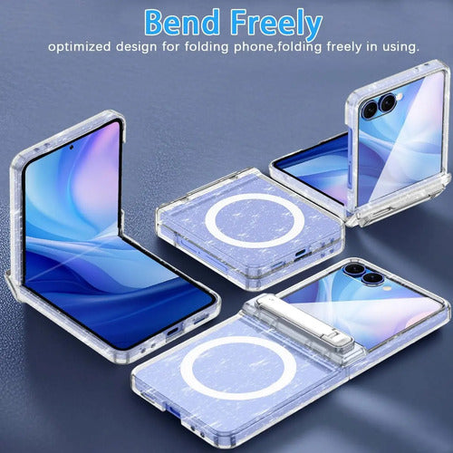 Funda Protectora Para Samsung Galaxy Z Flip 7 Transparente