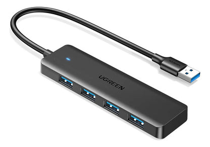Usb 3.0 Hub, 4 Puertos, Ultra-slim Negro
