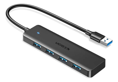 Usb 3.0 Hub, 4 Puertos, Ultra-slim Negro
