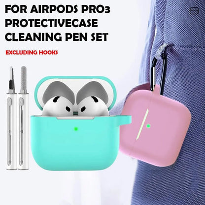 Funda De Silicona Para AirPods Pro 3 Con Kit Naranja