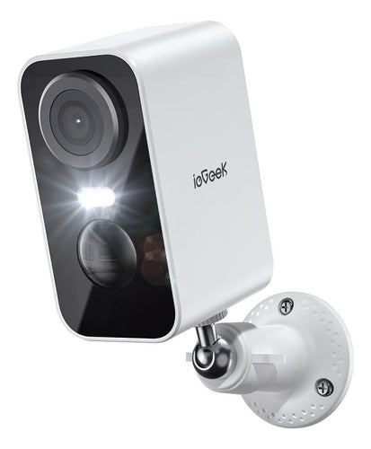 Cámara De Seguridad Inalámbrica Iegeek 2k Blanco