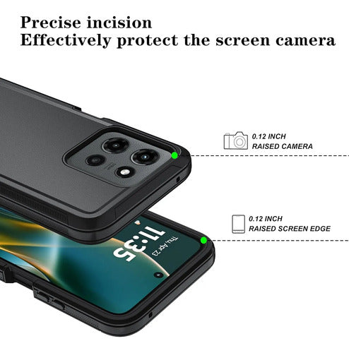 Carcasa Qinmay Para Motorola Moto G 2025/moto G Play 5g 2025 Negro