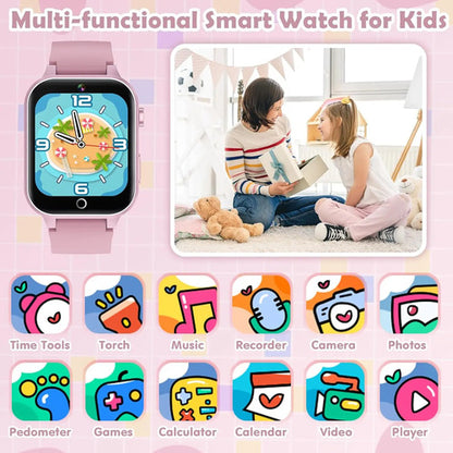 Reloj Infantil Con 26 Juegos. Rosa