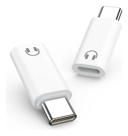 Adaptador De Audio Para Auriculares Usb C A Lightning Blanco