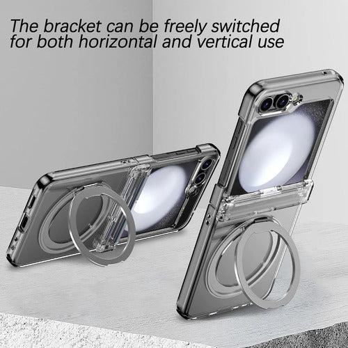 Funda Magnética Samsung Galaxy Z Flip 7 Fe Transparente