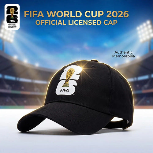 Gorro Fifa World Cup 2026 Negro Lisa Único
