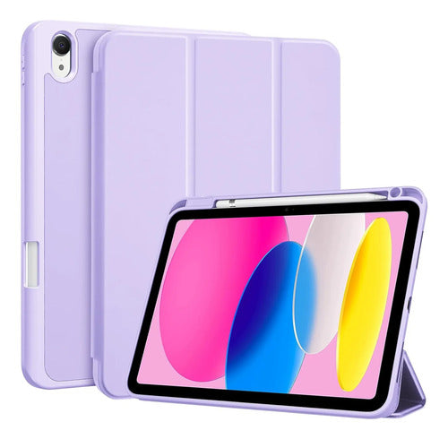 Funda Akkerds Para iPad A16 De 11a Gen Y iPad 10.9  2022 Lila