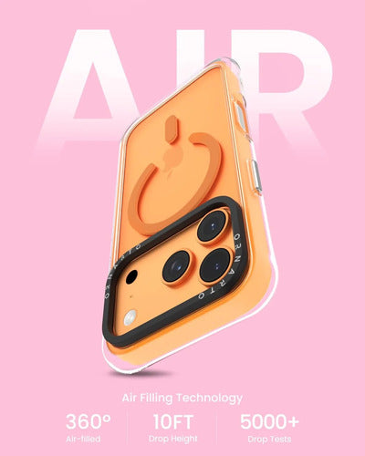 Funda Ornarto Air Para iPhone Pro Max Naranja