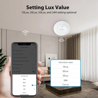 Sensor De Presencia Humana Con Interruptor De Luz
