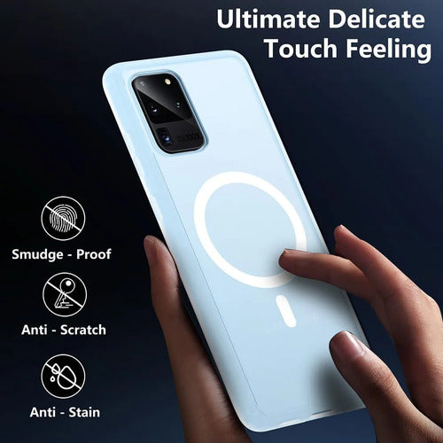 Funda Magnética Tianniuke Para Samsung Galaxy S20 Ultra Blanco