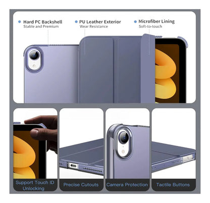 Funda Para iPad Mini 7 (a17 Pro) 2024 Y Mini 6 2021 Lila