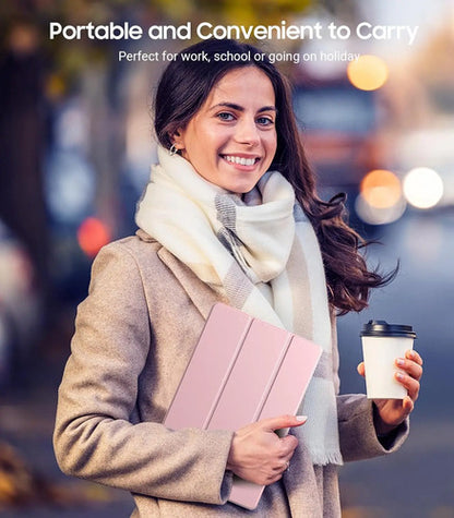 Funda Para Samsung Galaxy Tab A9+ 11 Rosa Dorado