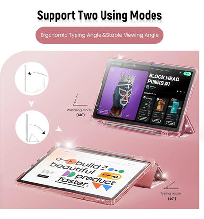 Funda Para Lenovo Idea Tab 11 Con Soporte Rosa