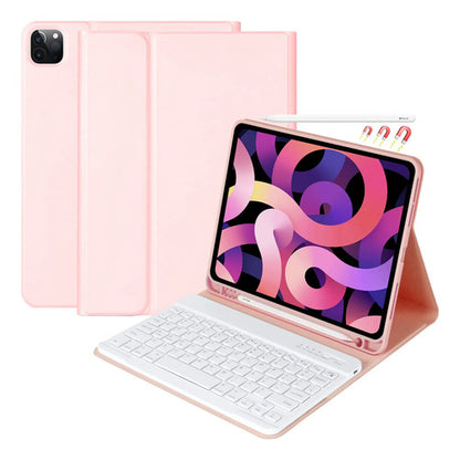 Funda Con Teclado Para iPad Air Y Pro De 11 Pulgadas Rosa