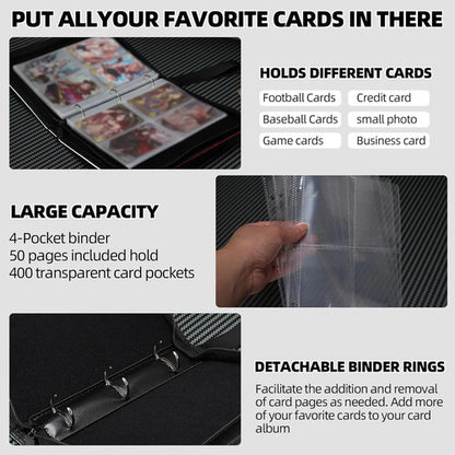 Álbum De Cartas Coleccionables Pockemon Azul Claro