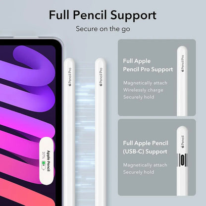 Funda Para iPad Mini 7 A17 Pro Y Mini 6 Transparente