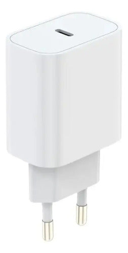 Adaptador Usb C De Carga Rápida De 20 W Blanco