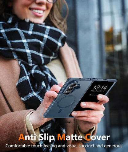 Funda Para Samsung Galaxy Z Fold 7 Azul Lisa