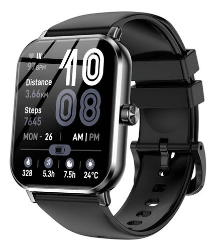 Smartwatch  Hd, Bluetooth Negro