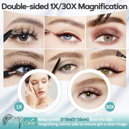 Espejo De Maquillaje Con Luz Blanco