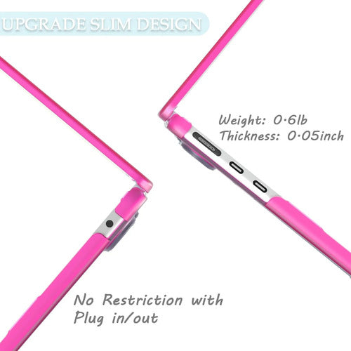 Funda Protectora Para Macbook Air Rosa Chicle