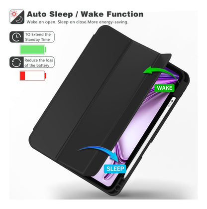 Estuche Zryxal Para iPad Air 13 Pulgadas M3 2025/m2 2024 ... Negro