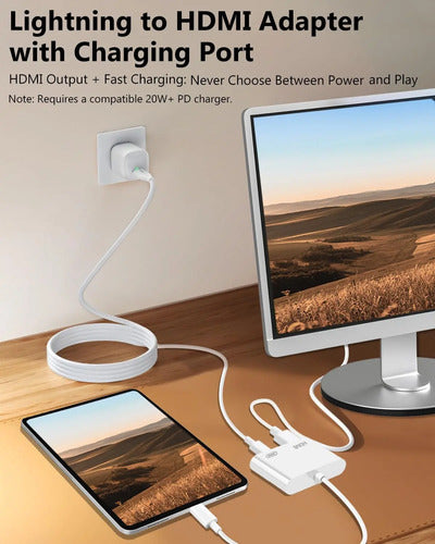 Adaptador Lightning A Hdmi Para iPhone