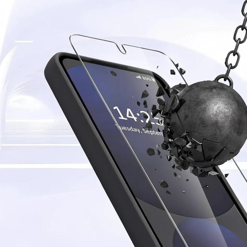 Funda Magnética Mate Para Samsung Galaxy S25+ Plus Negro