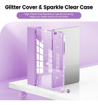 Funda Brillante Para Samsung Galaxy Tab A11 Plus/a9 Plus Violeta