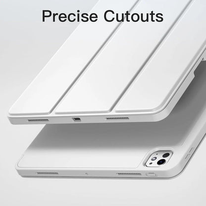 Funda Akkerds Para iPad Pro 13' Con Soporte Para Lápiz Gris
