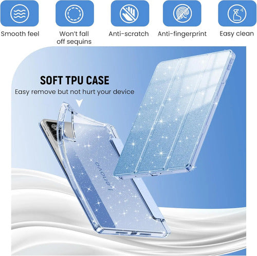 Funda Para Lenovo Idea Tab 11 Con Soporte Azul