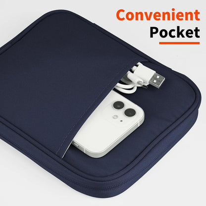 Funda De Tela Para Kindle De 6 Y 7 Pulgadas Azul Oscuro