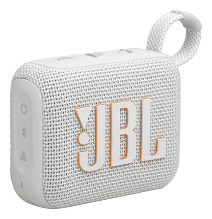 Jbl Go 4 - Compacto Parlante Bluetooth Impermeable, Blanco Blanco