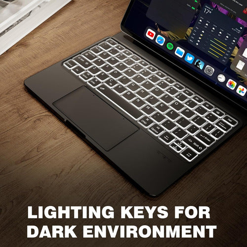 Funda Con Teclado Para iPad Pro 11-inch (m4) Negro