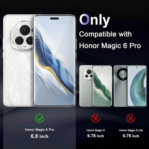 Funda Para Honor Magic 6 Pro 5g, Protección Militar Transparente